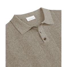 Profuomo Heren Polo Ppwd10008a Beige