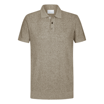 Profuomo Heren Polo Ppwd10008a Beige
