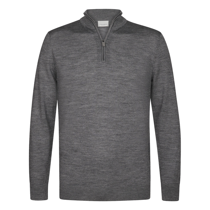 Profuomo Heren Trui Pp2j00012b Donkergrijs