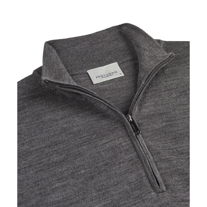 Profuomo Heren Trui Pp2j00012b Donkergrijs