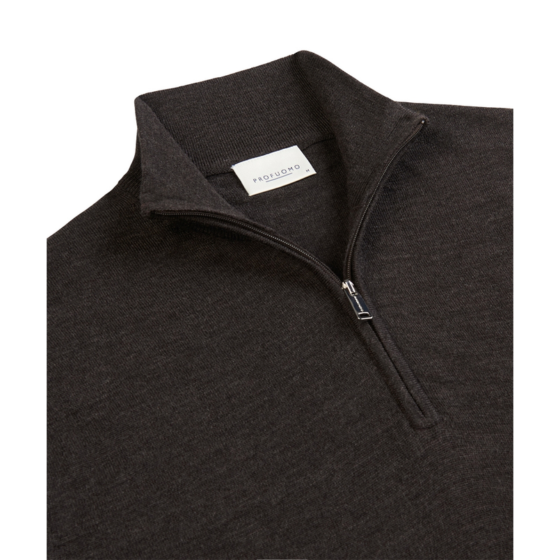 Profuomo Heren Trui Pp2j00012c Bruin