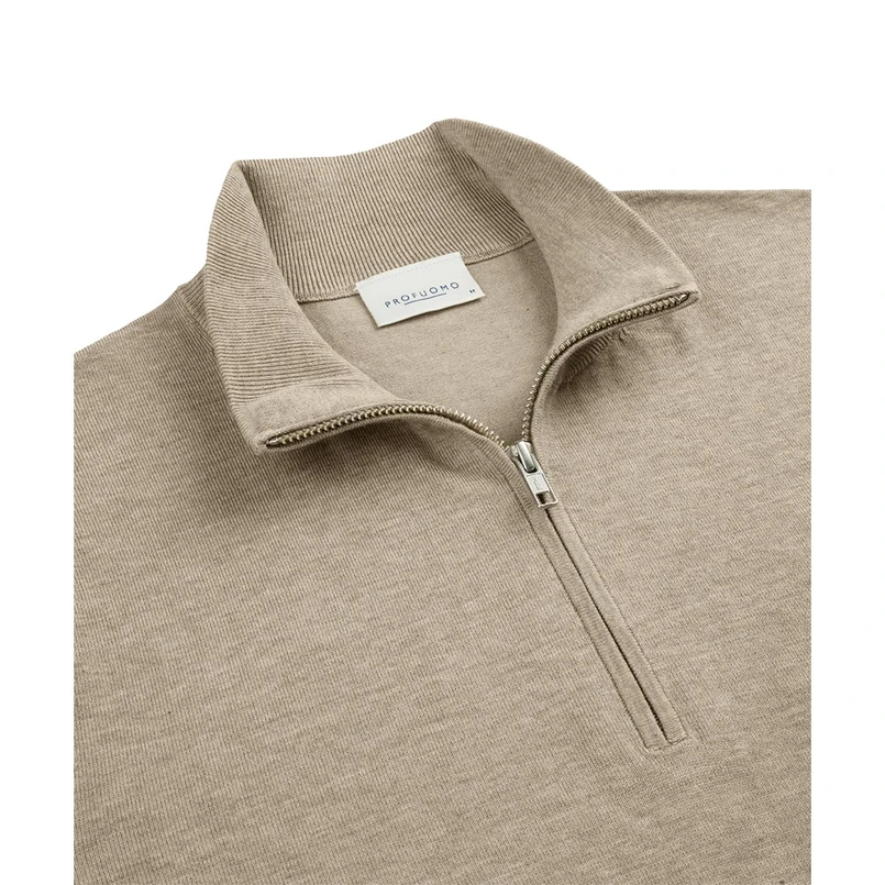 Profuomo Heren Zipper Pp2j00010c Beige