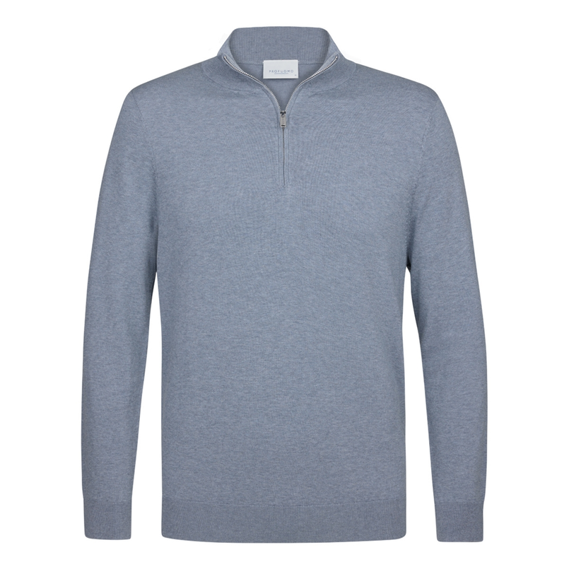 Profuomo Heren Zipper Ppwj10007d Bleu