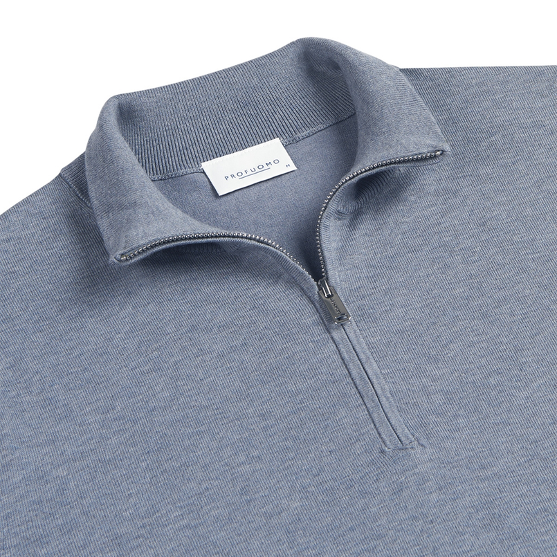 Profuomo Heren Zipper Ppwj10007d Bleu