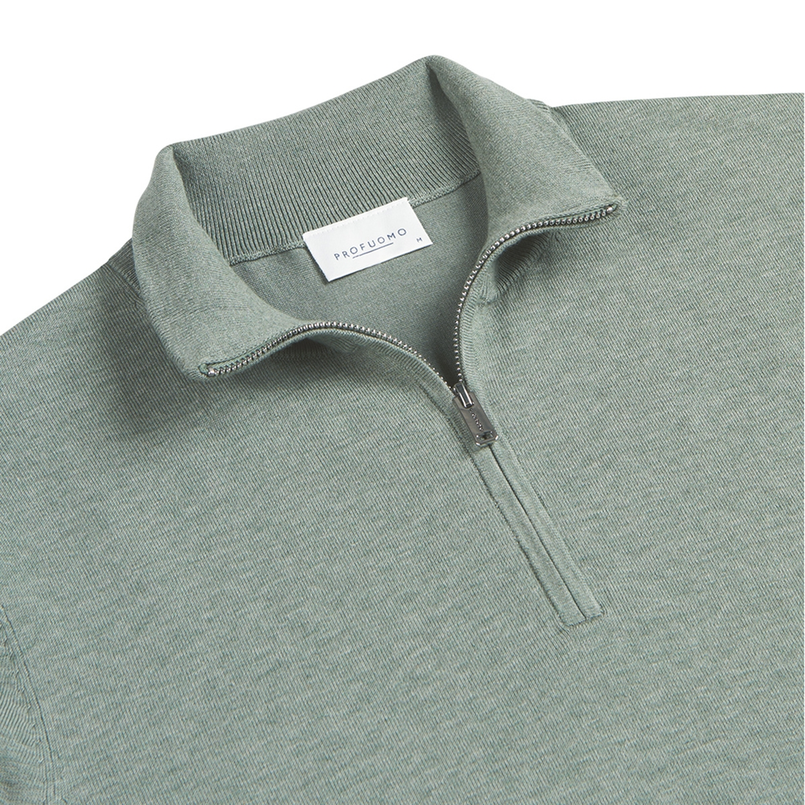 Profuomo Heren Zipper Ppwj10007e Groen