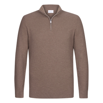 Profuomo Heren Zipper Ppwj10034a Midden bruin