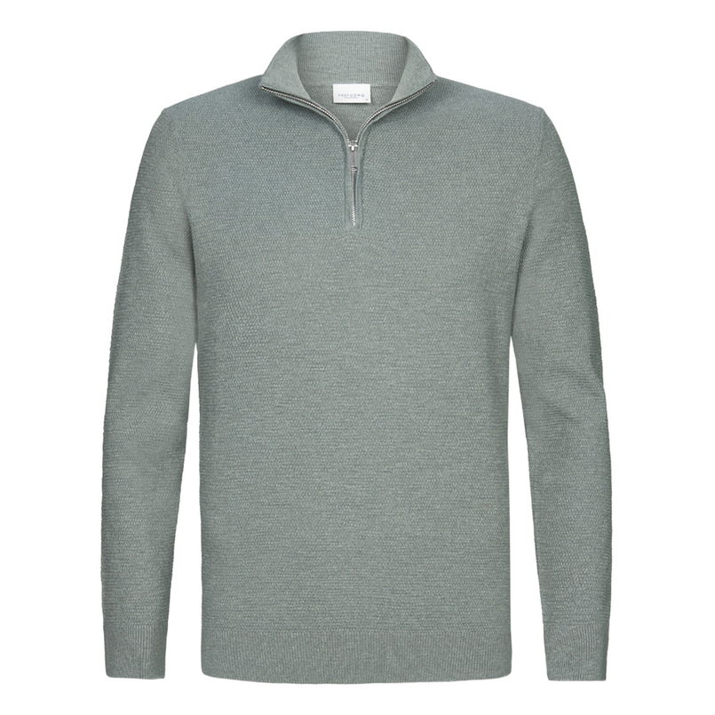 Profuomo Heren Zipper Ppwj10034b Groen