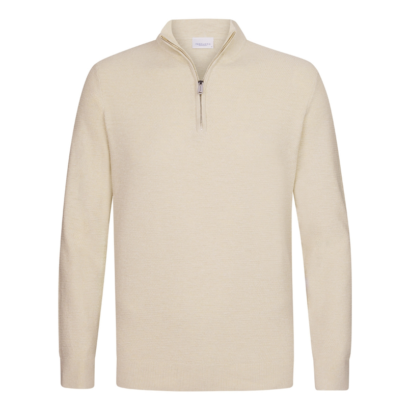 Profuomo Heren Zipper Ppwj10034c Zand