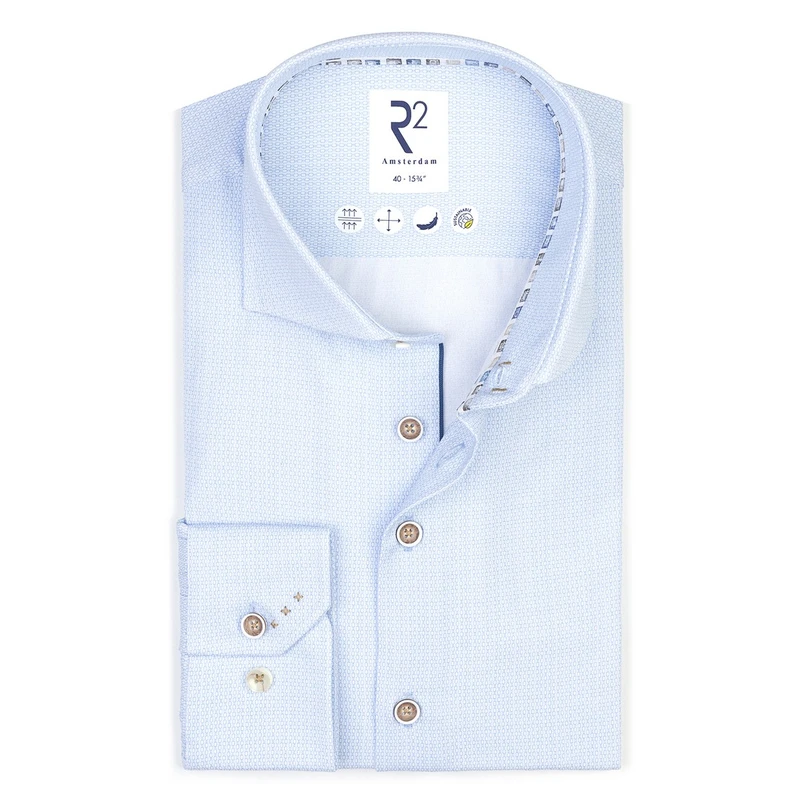 R2 Heren Overhemd 128.wsp.xls.063 Bleu