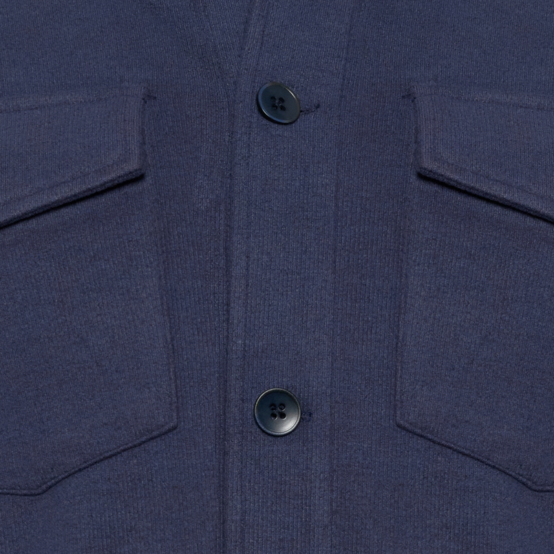R2 Heren Overhemd 130.overshirt.003 Navy