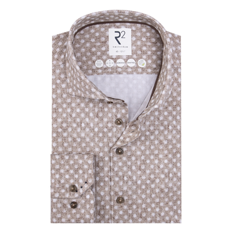 R2 Heren Overhemd 130.wsp.007 Beige