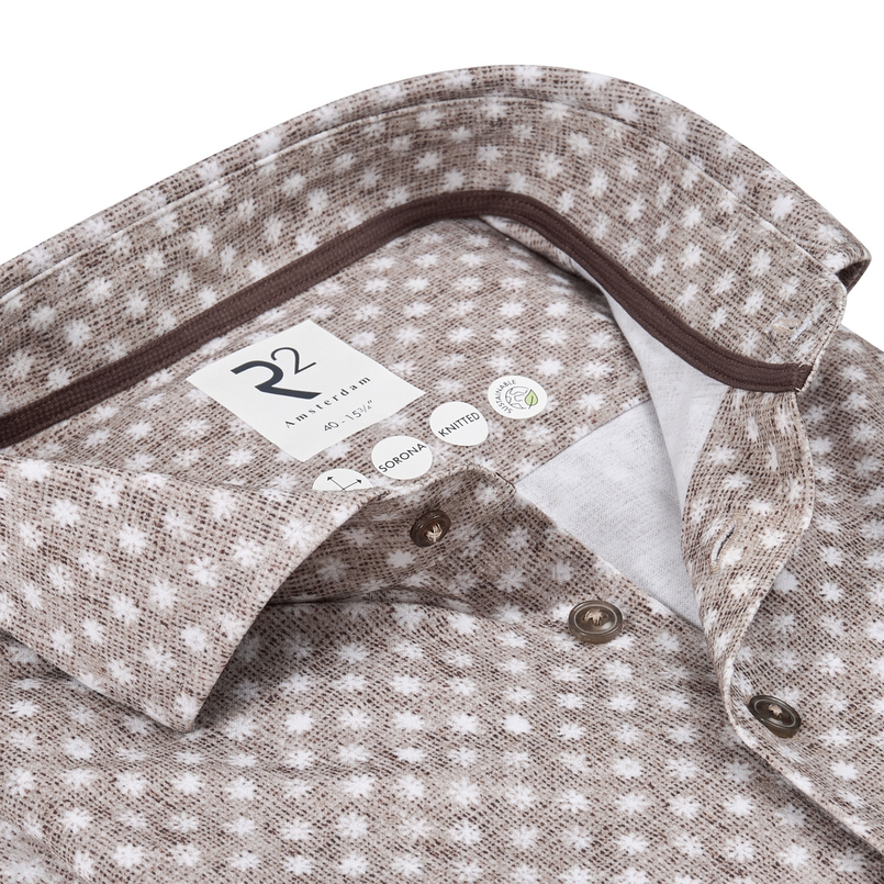 R2 Heren Overhemd 130.wsp.007 Beige