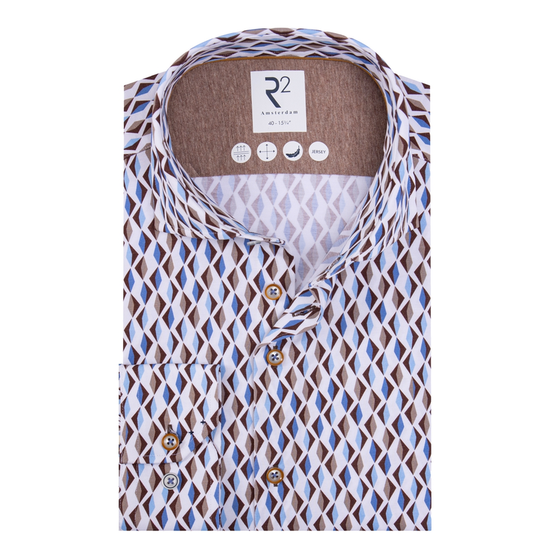 R2 Heren Overhemd 130.wsp.029 Beige