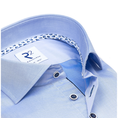 R2 Heren Overhemd Nos.twill.xls.002/01 Bleu