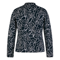 Rabe Dames Blazer 54-123221 Blauw dessin