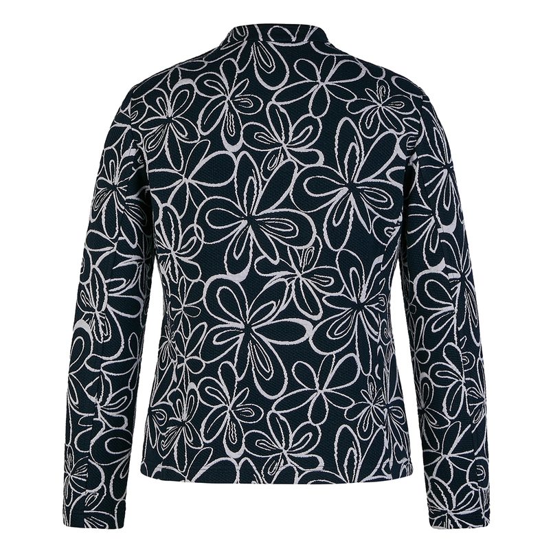 Rabe Dames Blazer 54-123221 Blauw dessin