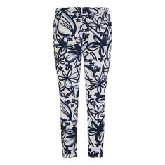 Rabe Dames Broek 54-223450 Blauw dessin