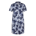 Rabe dames jurk doorknoop print Blauw dessin