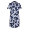 Rabe dames jurk doorknoop print Blauw dessin