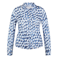 Rabe Dames Polo 54-113402 Blauw dessin