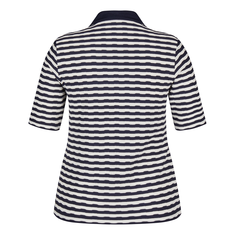 Rabe Dames Polo 54-123355 Blauw dessin