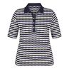 Rabe Dames Polo 54-123355 Blauw dessin
