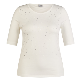 Rabe dames t shirt studs Ecru