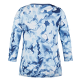 Rabe Dames Top 54-113352 Blauw dessin