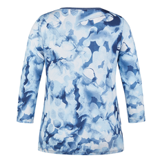 Rabe Dames Top 54-113352 Blauw dessin