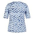 Rabe Dames Top 54-113353 Blauw dessin