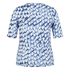 Rabe Dames Top 54-113353 Blauw dessin