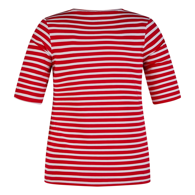 Rabe Dames Top 54-123350 Rood dessin