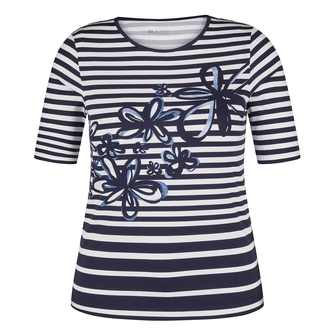 Rabe Dames Top 54-123351 Blauw dessin
