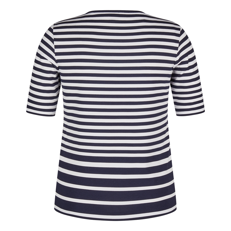 Rabe Dames Top 54-123351 Blauw dessin