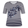 Rabe Dames Top 54-123351 Blauw dessin