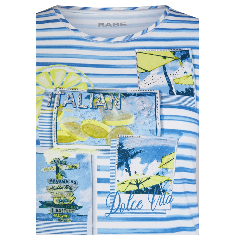 Rabe Dames Top 54-131353 Aqua