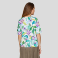 Rabe Dames Top 54-221351 Groen dessin