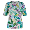 Rabe Dames Top 54-221351 Groen dessin