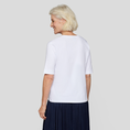 Rabe Dames Top 54-223302 WIT DESSIN
