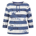 Rabe Dames Trui 54-113354 Blauw dessin