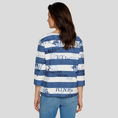 Rabe Dames Trui 54-113354 Blauw dessin