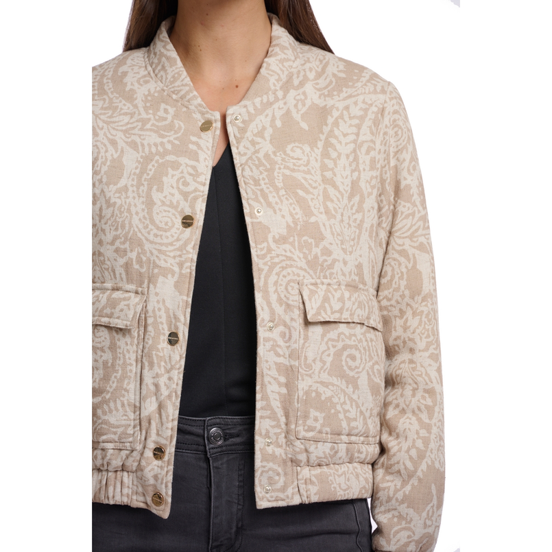 Rino & Pelle Dames Jas Funfun.7002521 Bruin dessin