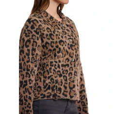 Rino & Pelle Dames Vest Bubbly.5012511 Bruin dessin
