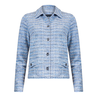 Roberto Sarto Dames Blazer 511151 Blauw dessin