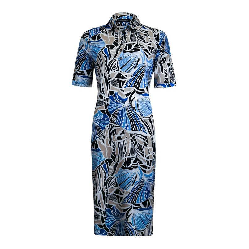 Roberto Sarto Dames Jurk 511115 Blauw dessin