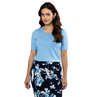 Roberto Sarto Dames Top 511112 Midden blauw