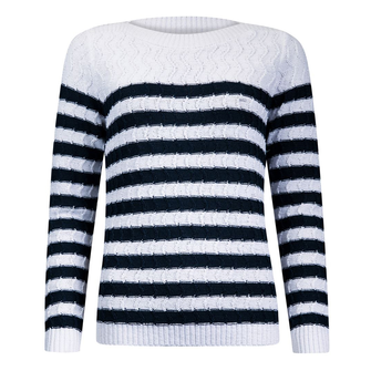 Roberto Sarto Dames Trui 511199 Blauw dessin