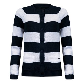 Roberto Sarto Dames Vest 511130 Blauw dessin