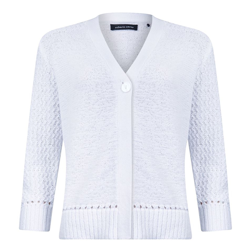 Roberto Sarto Dames Vest 511148 Wit