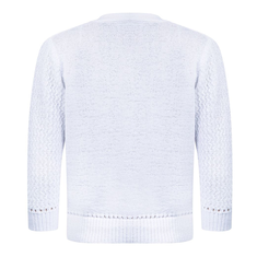 Roberto Sarto Dames vest kort lintjesgaren Wit